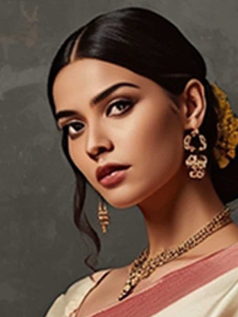 Printed Tussar – view 6